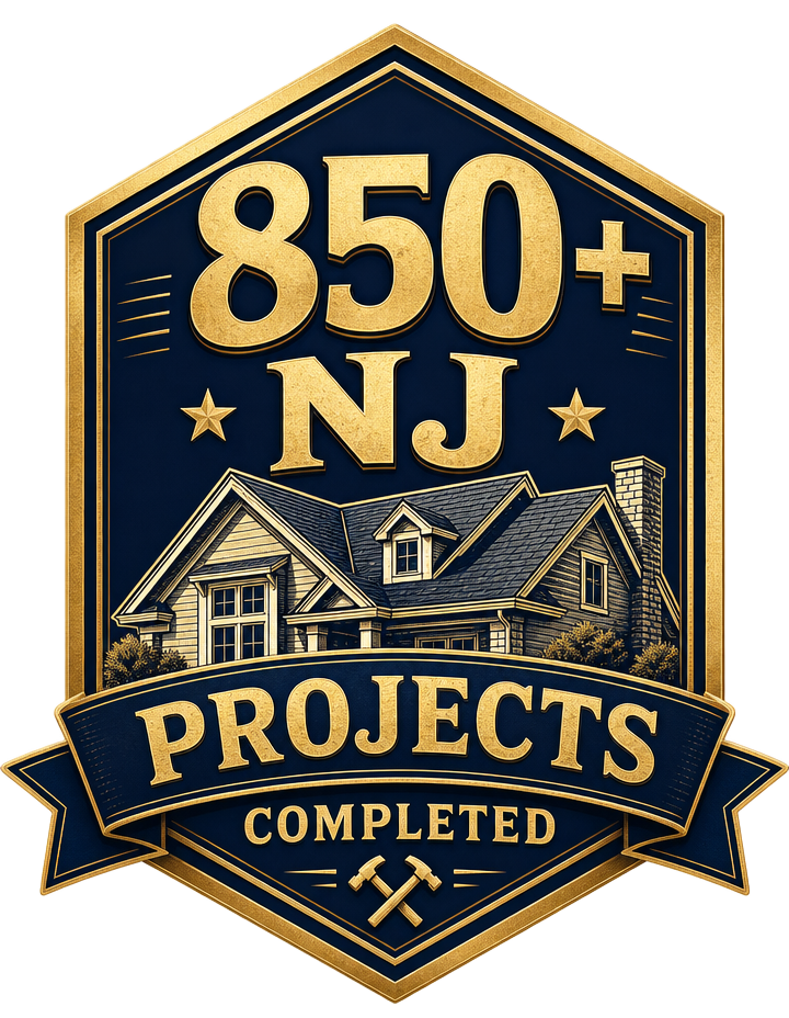 Badge: 850+ New Jersey projects completed